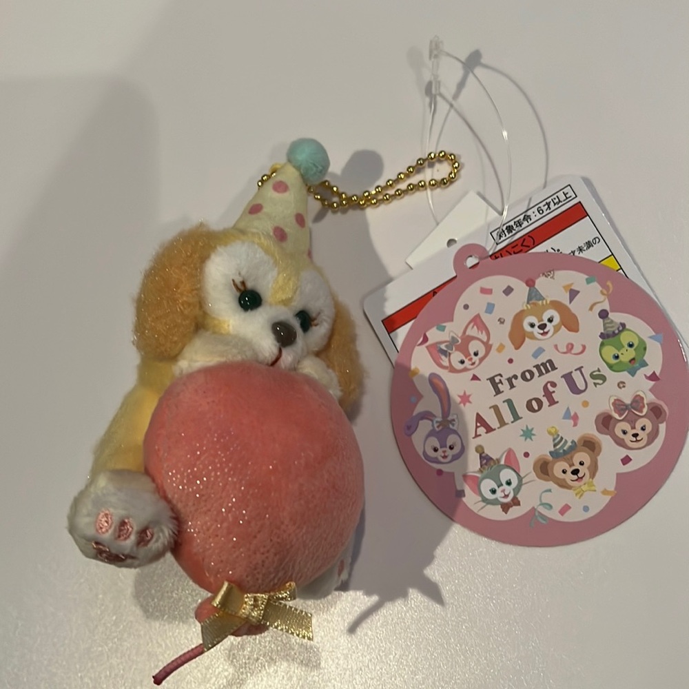 NWT Tokyo Disney Resort Duffy & Friends CookieAnn plush keychain